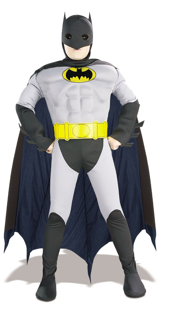 Child Batman with Muscle Chest Medium