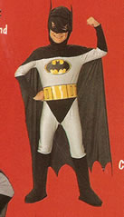Child Batman with Muscle Chest Large